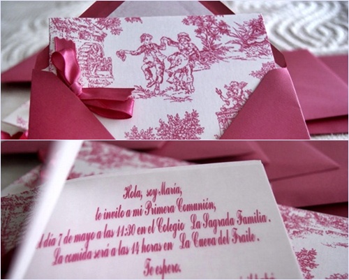 invitación primera comunión 2012