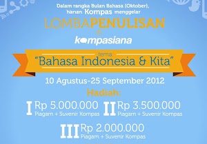 Lomba Penulisan “Bahasa Indonesia dan Kita” Lomba Penulisan “Bahasa Indonesia dan Kita”