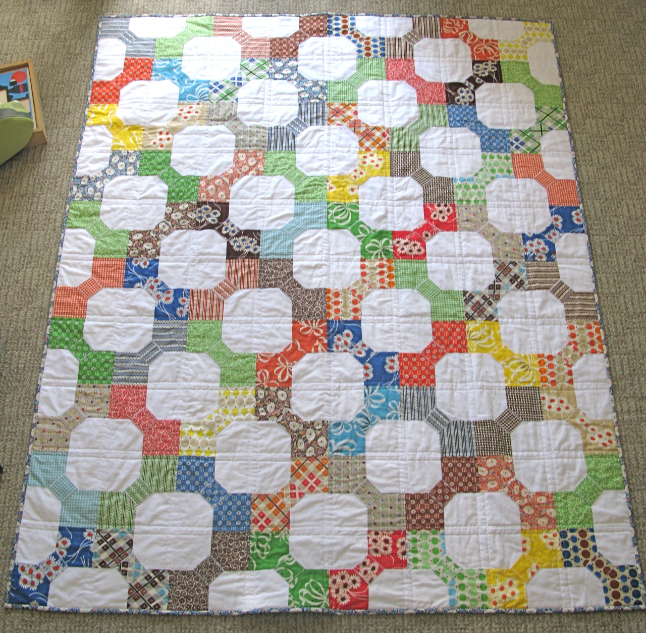 Modern Amish Katie Jump Rope A Finished Quilt