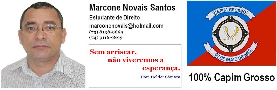 Marcone Novais / Capim Grosso - Bahia