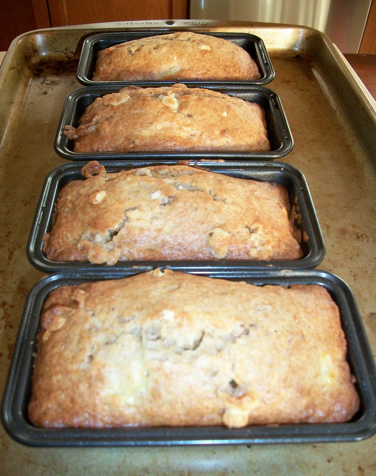 Lemon Drop White Chocolate Pecan Banana Bread