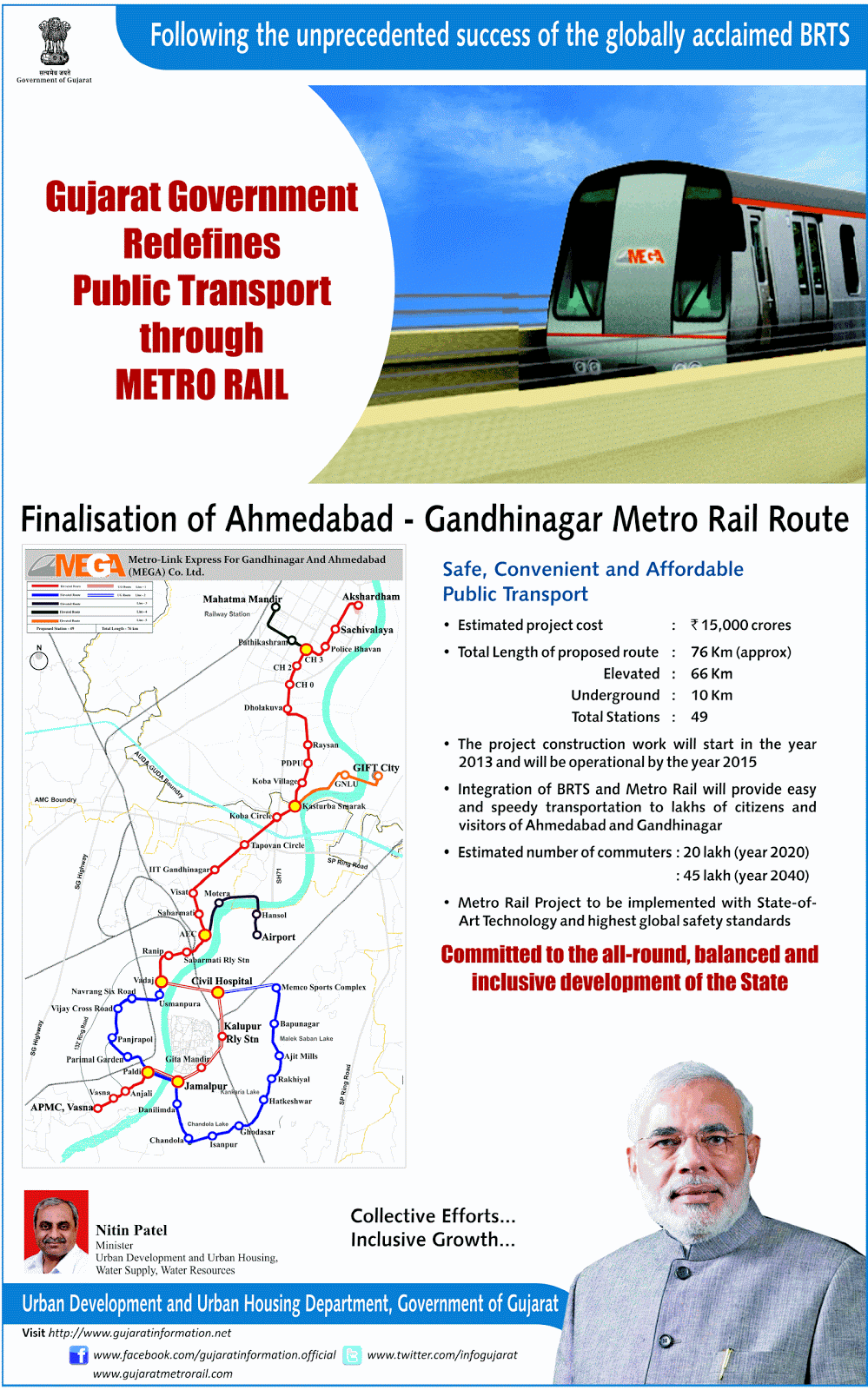 Twenty22-India on the move: Metro, BRTS overlap in Ahmedabad