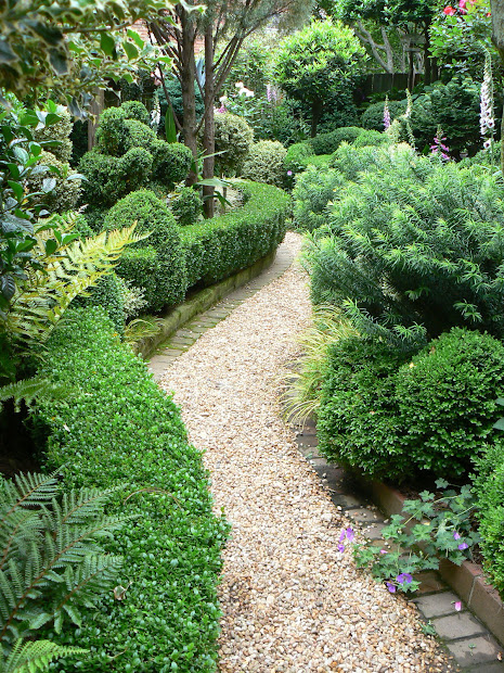 garden gravel paths and patios