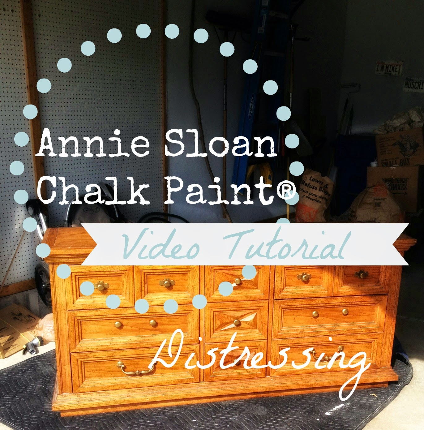Pretty Distressed Annie Sloan Chalk Paint® Video Tutorial 3 Distressing