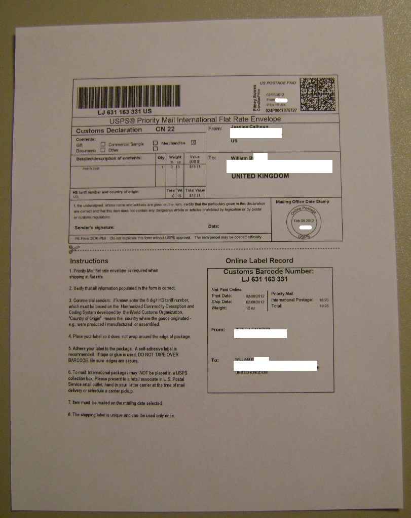 The Resale Thrifter Printing International Shipping Labels From Home