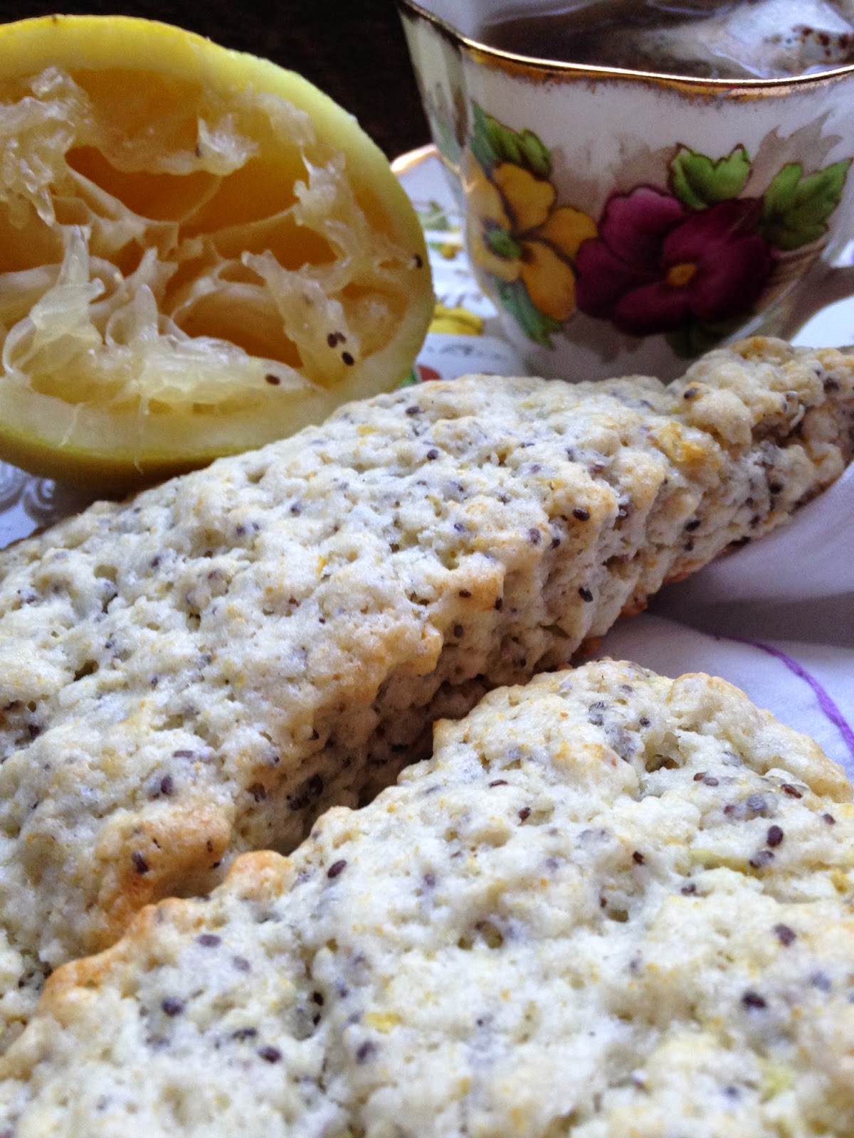 Lemon Chia Seed Scones Turnips 2 Tangerines
