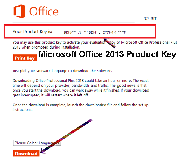 office 2013 activation key free