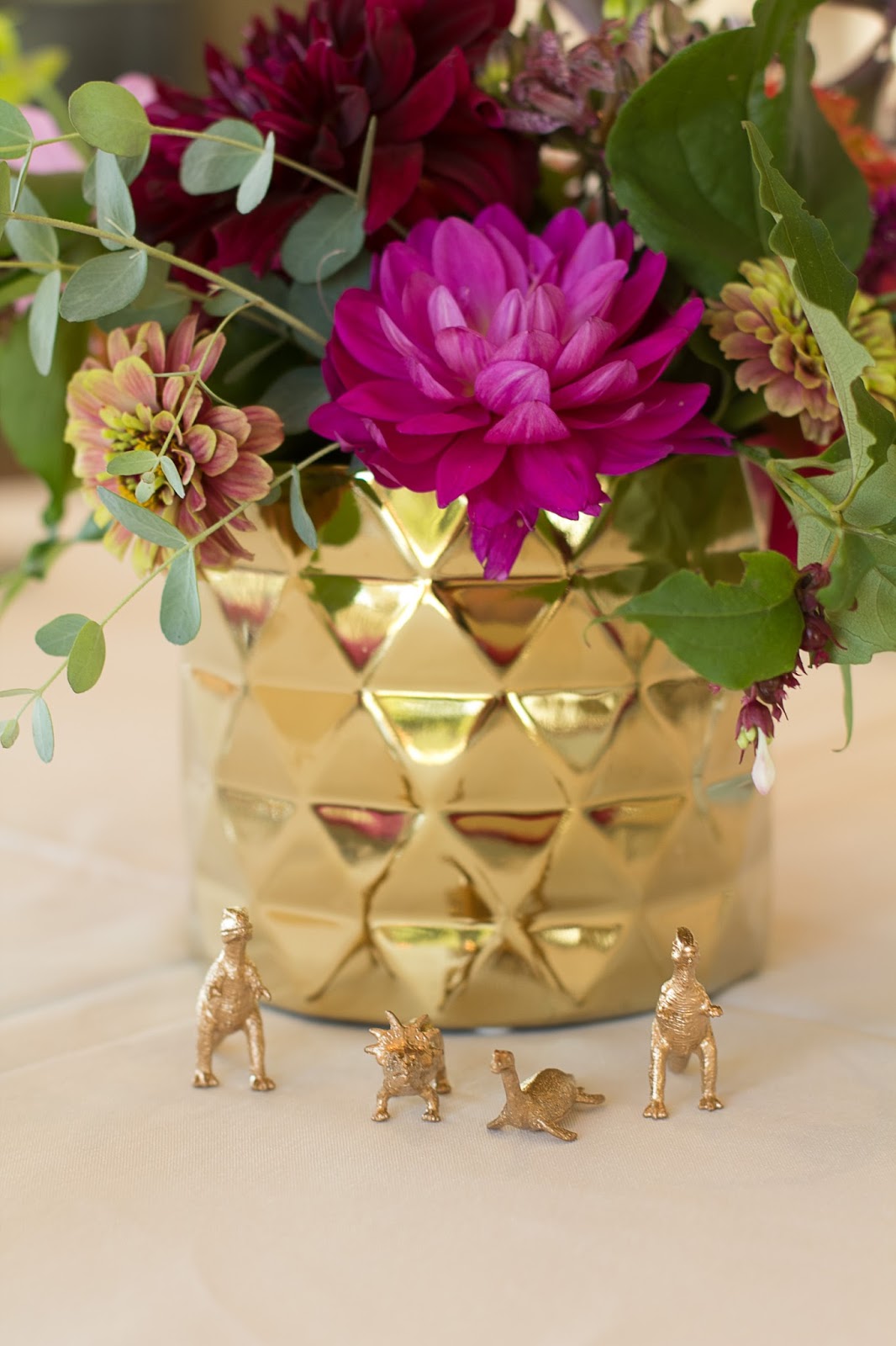 haley tobias blog Whimsical Fuchsia and Gold Wedding
