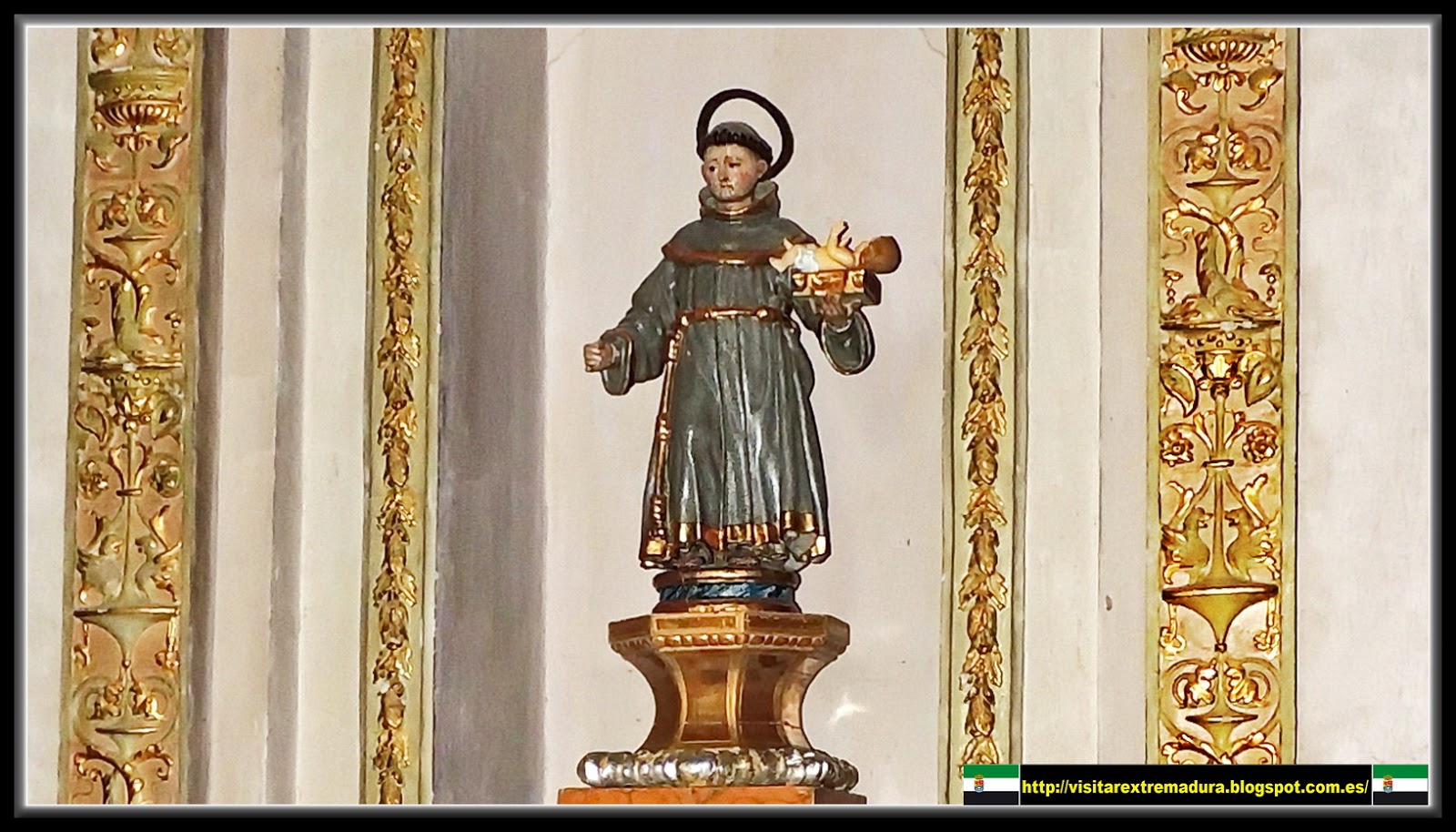 Coria. Catedral. Santo con el niño Jesús.