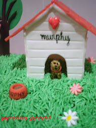 tarta de caseta de perrito "murphy"