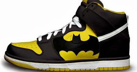 custom batman nikes