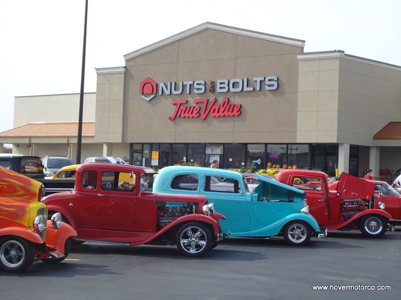 HOVER MOTOR COMPANY Nice little car show at a nice big hardware store
