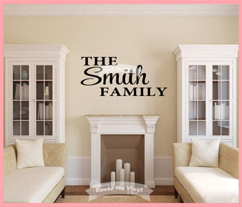 Family Name Decal
