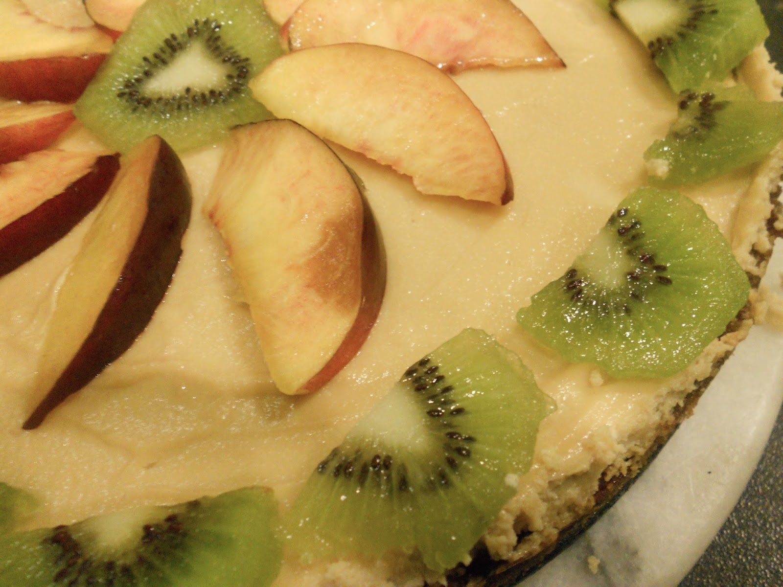 Sunny Summer Fruits Tofu Cheesecake vegan