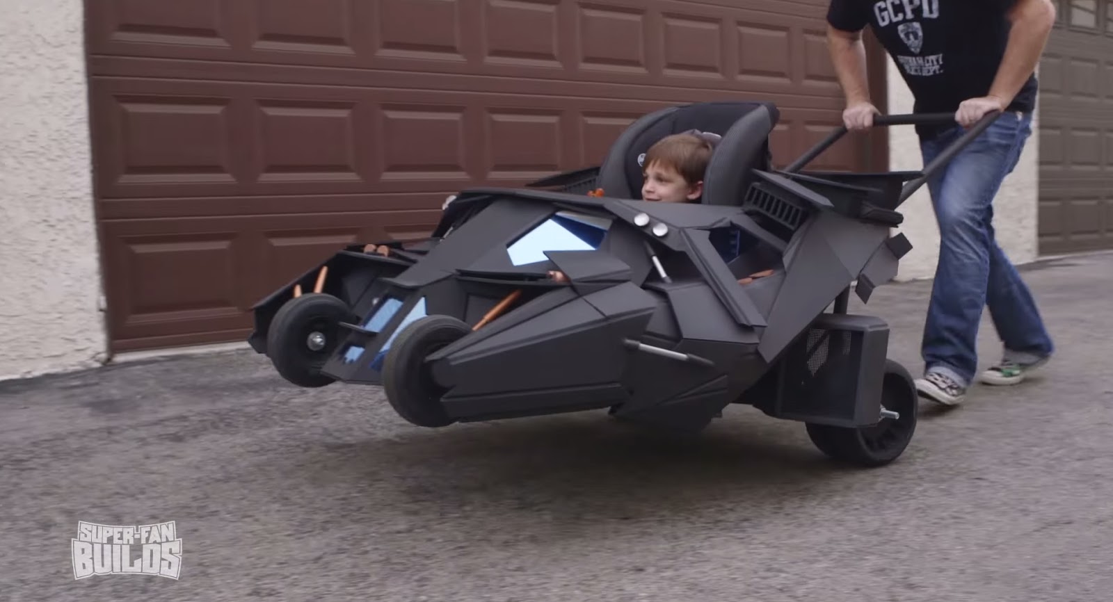 Batmobile Tumbler Baby Stroller is Beyond Wicked [w/Video]