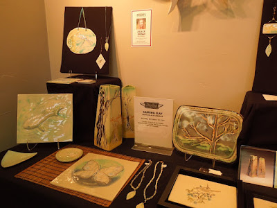 Ceramics by Zola de Firian,  "Handcrafted for the Holidays" at Studios on the Park, Paso Robles, © B. Radisavljevic