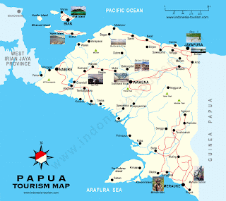 peta Provinsi Papua