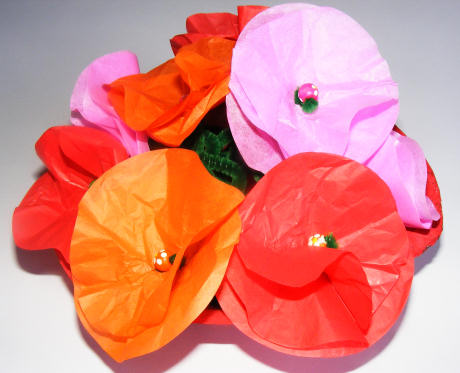 from the heart up mother 39 s day cards gifts crafts and flower print tissue paper