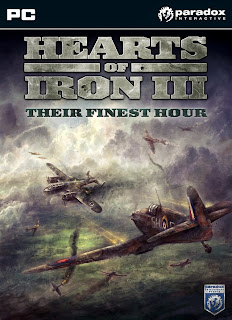 Hearts of iron 3 Their Finest Hour pc dvd front cover