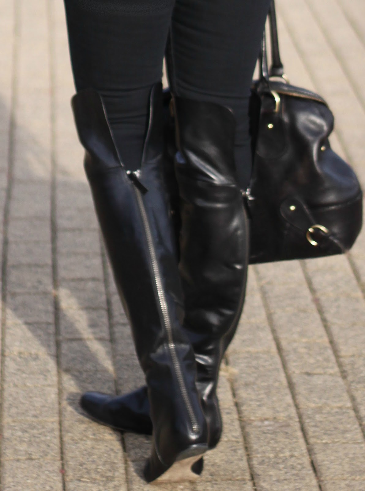 vera wang over the knee boots