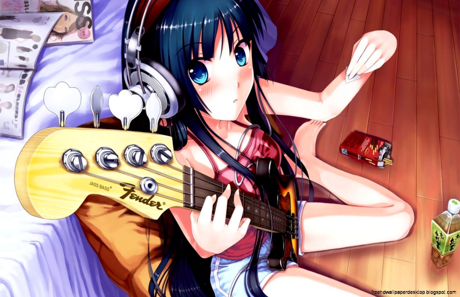 Anime Girl with Guitar Anime Girl with Guitar