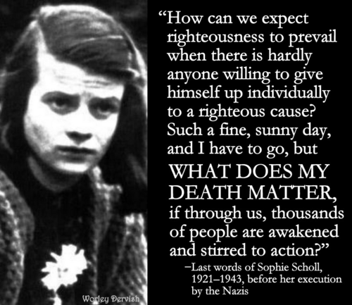 Unit 1012: The Victims' Families For The Death Penalty.: SOPHIE SCHOLL