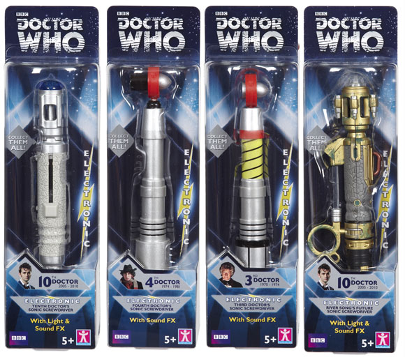 Dr. Who -coloring book and The 10th Dr. Sonic Screwdriver