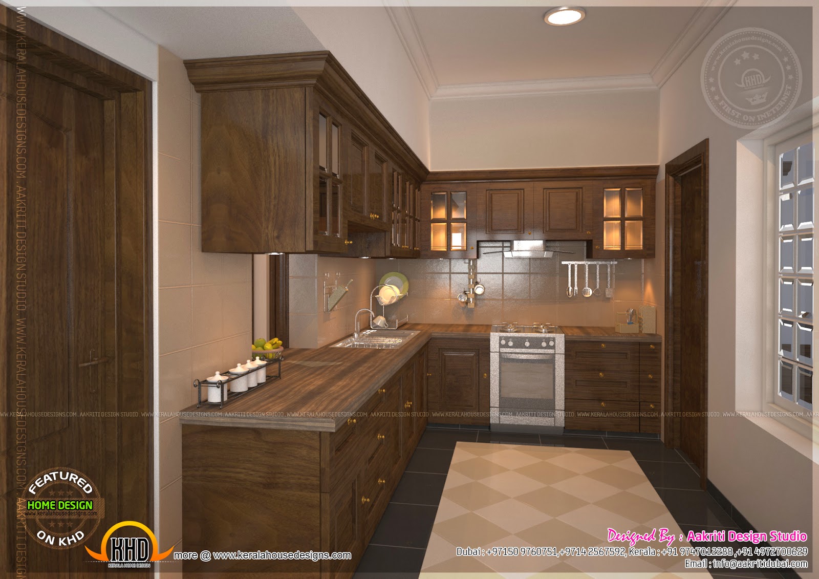 Kitchen designs by Aakriti Design Studio | Home Kerala Plans