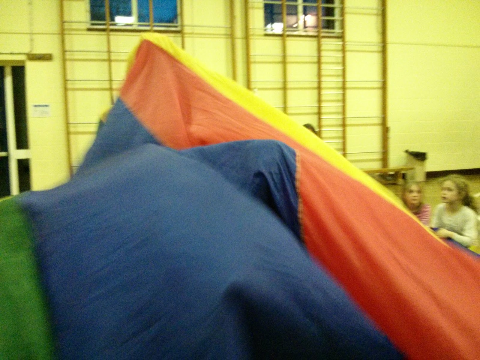 Iffley Fields Woodcraft Folk Parachute Games and Singing (20130318)