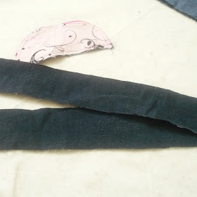 sewing shoulder straps for overalls