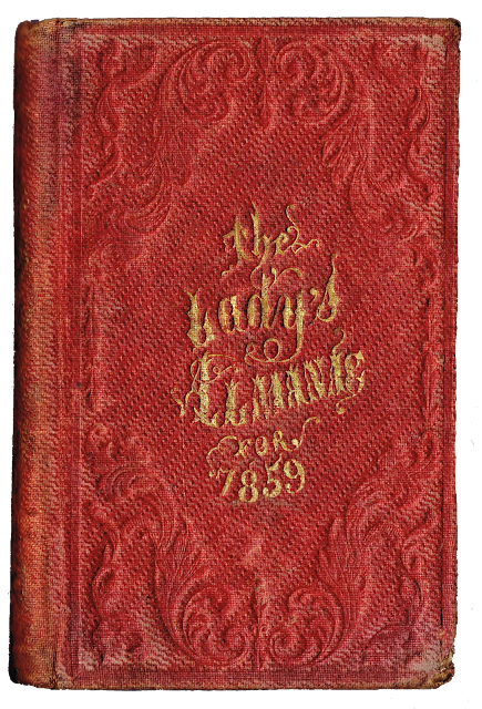 1800's Lady's Almanac via Knick of Time