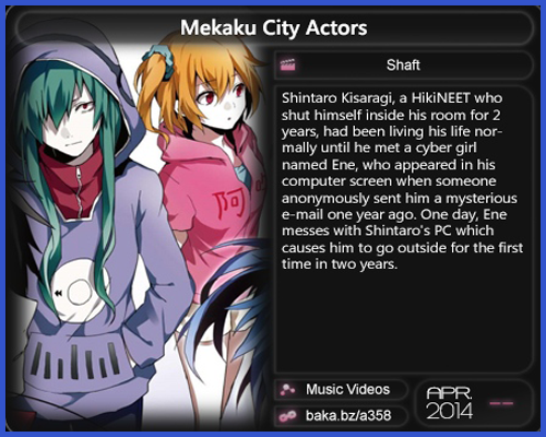 Anime Estrenos Primavera 2014 Mekaku+city+actors