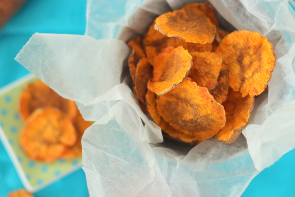 Tried in Blue Tuesday's Twist Microwave Sweet Potato Chips