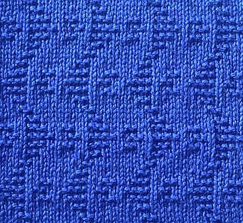 Knitting Galore: Saturday Stitch: Wavy Zig Zags
