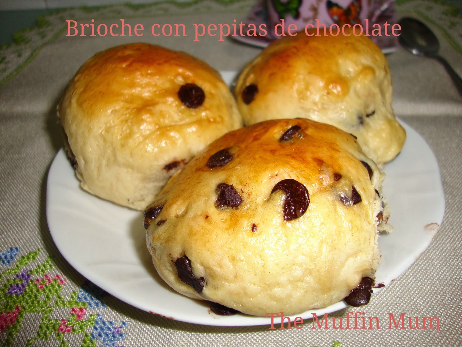 The Muffin Mum Brioche con pepitas de chocolate