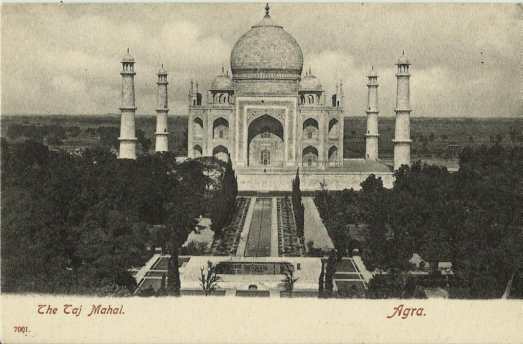 Heritage of India Taj Mahal Agra vintage post cards