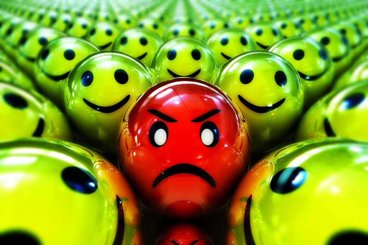 Angry Animated Face