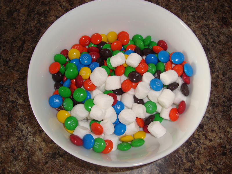 Peanut Butter Marshmallow M&M Cookies Dip it in Chocolate