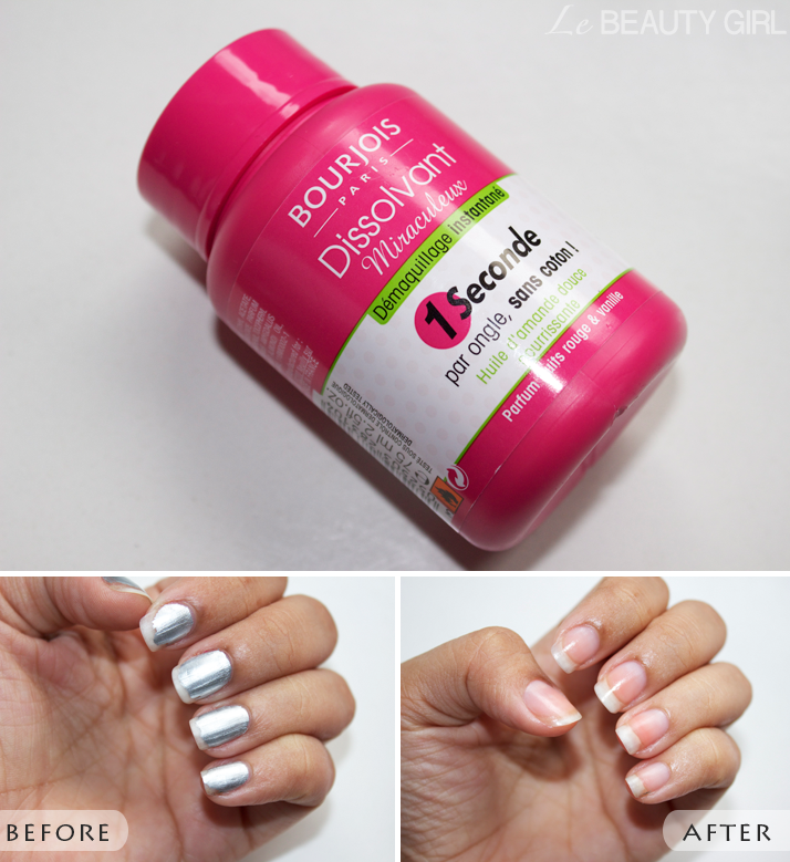 Photo Review Bourjois Magic Nail Polish Remover