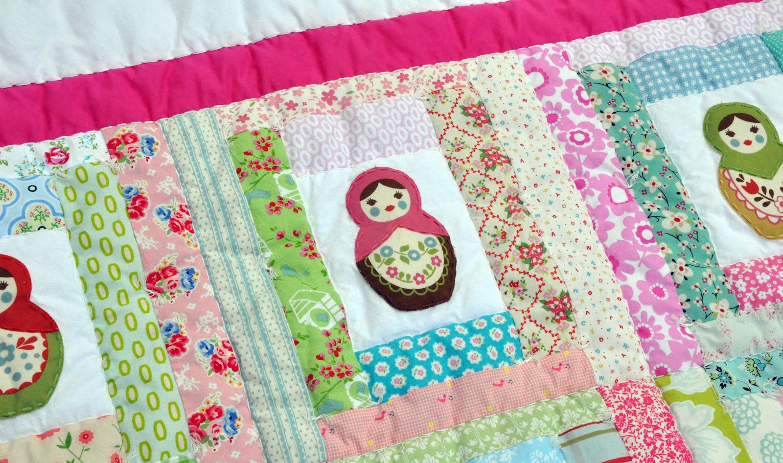 baby burrito quilts Matryoshka quilt III