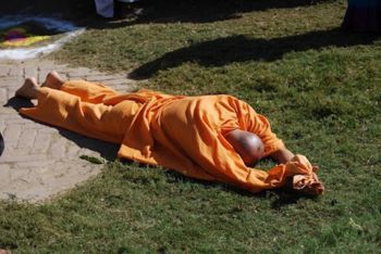 prostrate before god