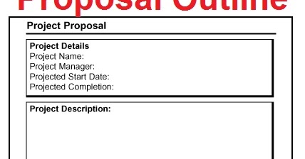 project proposal outline