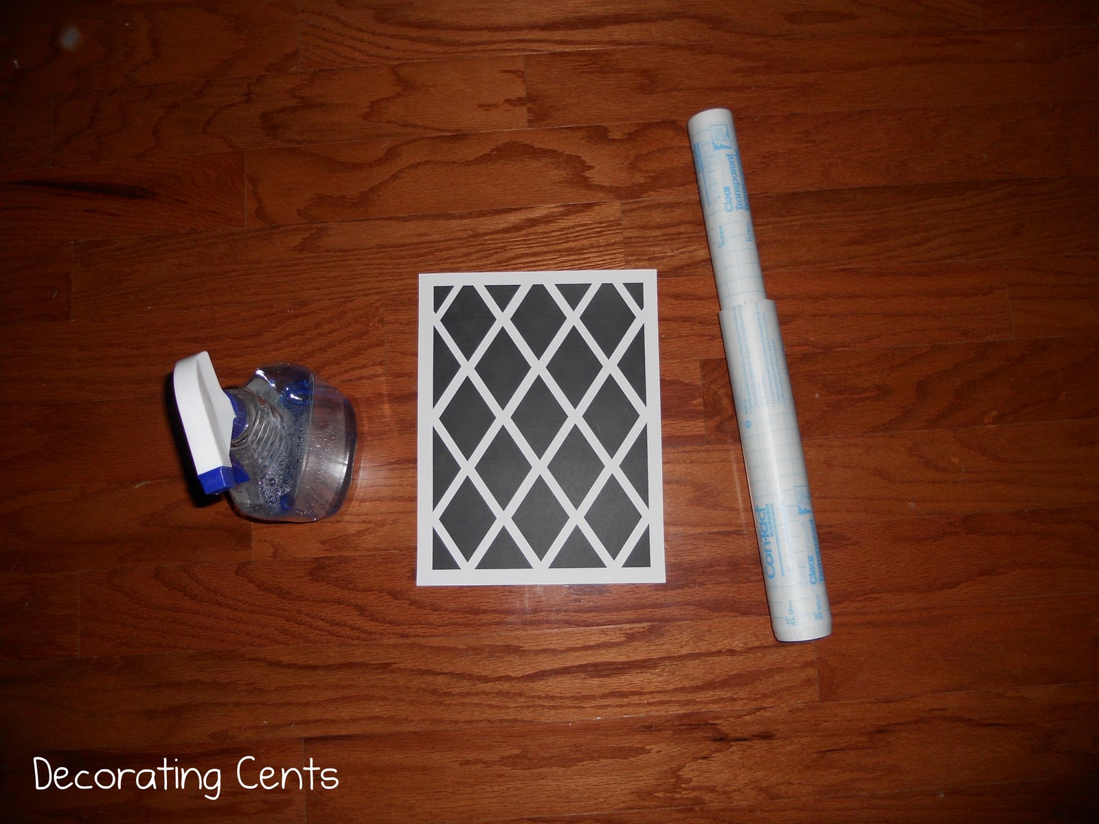 How to Easily Frost Glass With Contact Paper, Thrifty Decor Chick