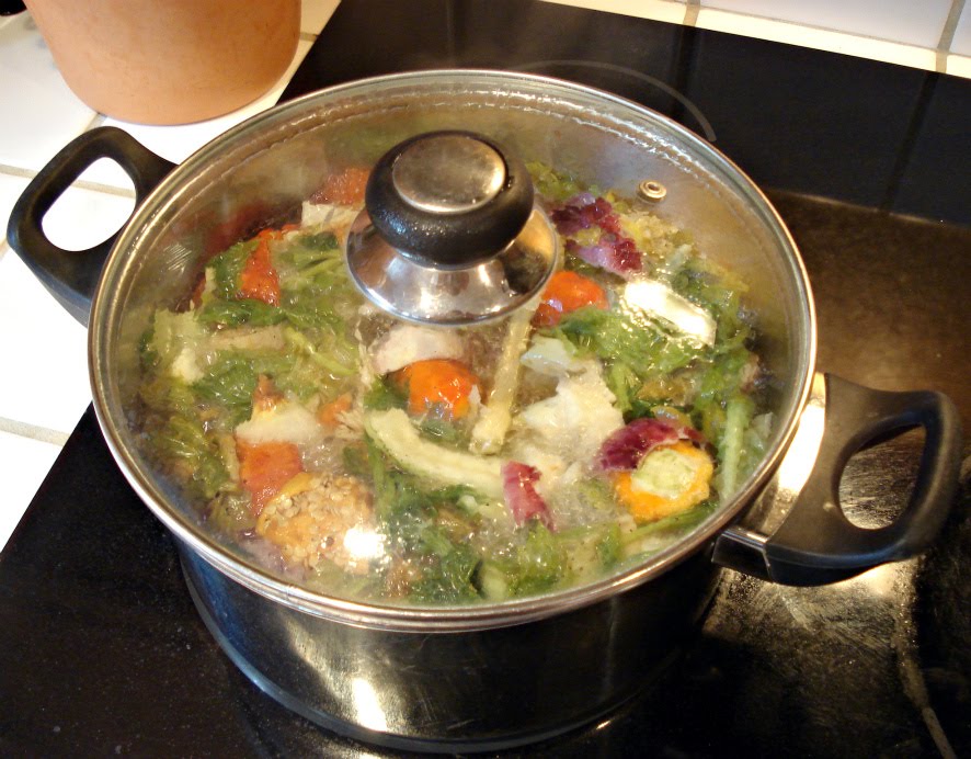 The Adventures of Lolailo Vegetable Stock, à la Jacques Pépin