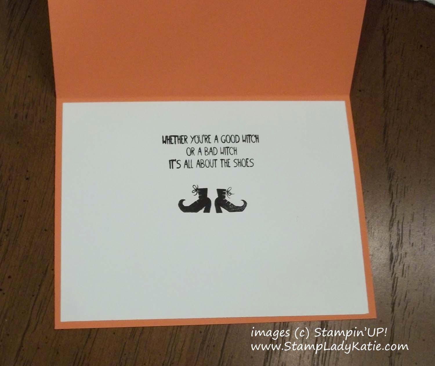 Halloween Card made with images from Stampin'UP!'s Tee Hee stamp set