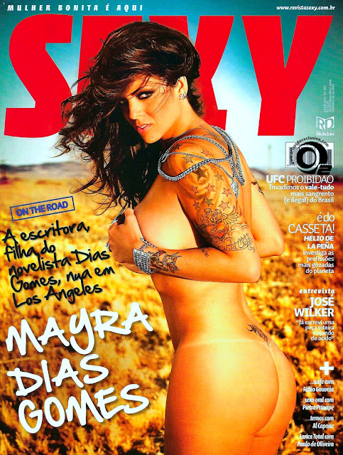 Sexy - Capa: Mayra Dias Gomes, A Filha do Novelista Dias Gomes - Edição Julho 2010 Confira as fotos da filha do novelista Dias Gomes, Mayra Dias Gomes, capa da Sexy de julho de 2010!