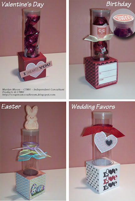 CTMH Whooo's Your Valentine - Treat Tubes @scrapmomscraftroom.blogspot.com