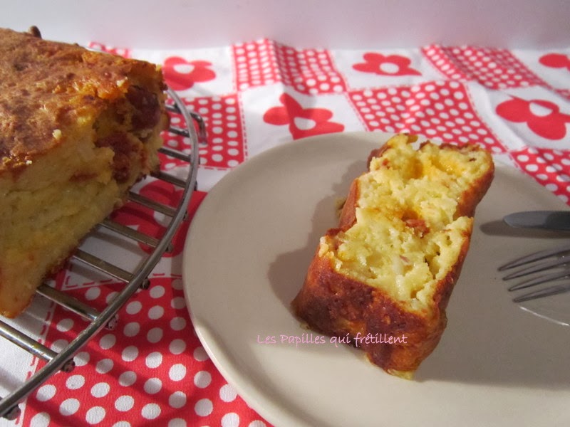 Les Papilles Qui Fretillent Cake Au Comte Et Au Chorizo