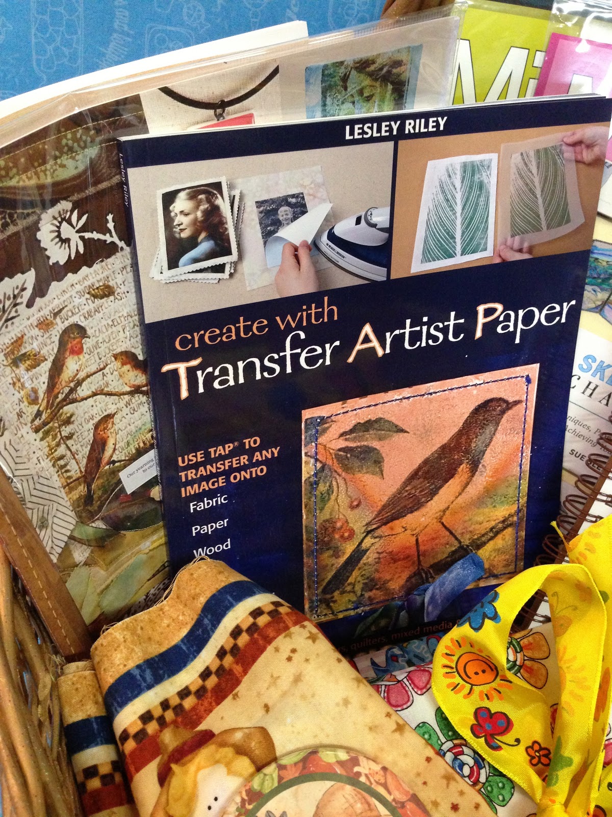 The Clothesline Some Fabulous Artist Transfer Paper from Lesley Riley!