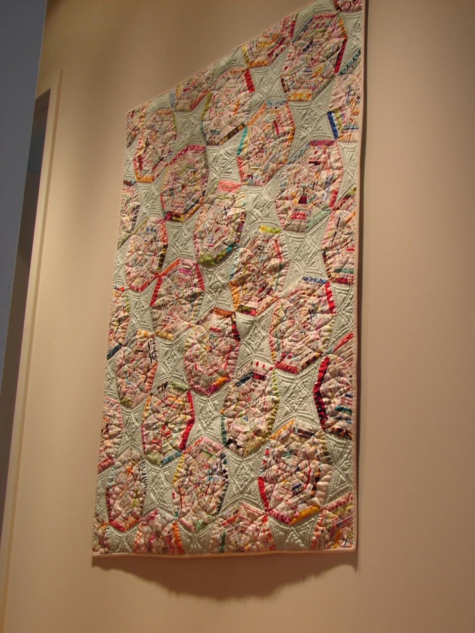 tallgrass prairie studio Tin Ceiling Quilt Comes Home